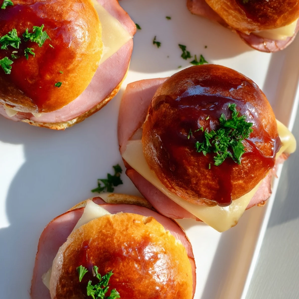 Cherry Glazed Ham Cheese