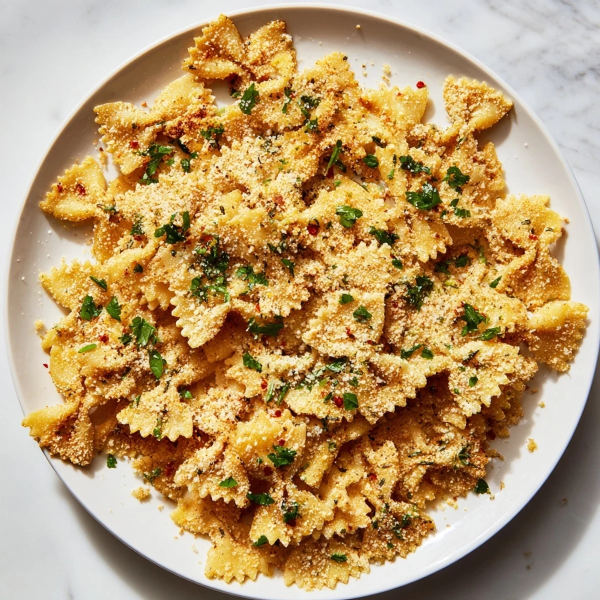 Golden, crispy Lightened Christmas Pasta Chips seasoned with holiday spices, ready for snacking, and delicious.