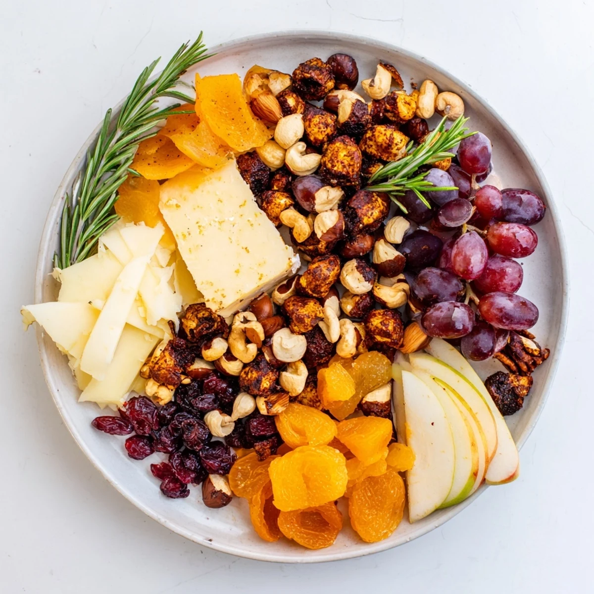 Enjoy a festive Squirrels Acorn Hoard Platter: a delicious spread with roasted acorns and autumn flavors for sharing.