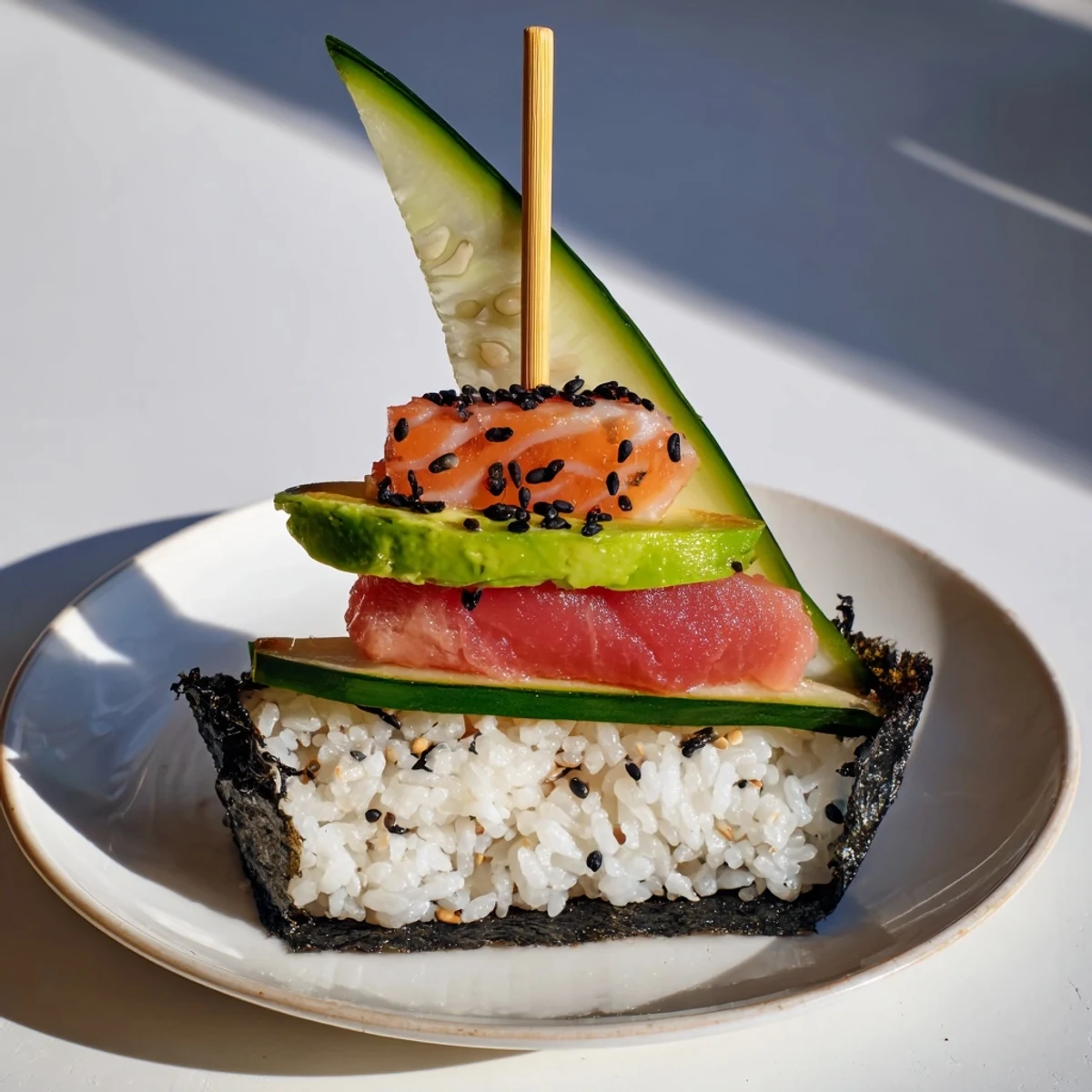 Sushi Sailboats at Sea