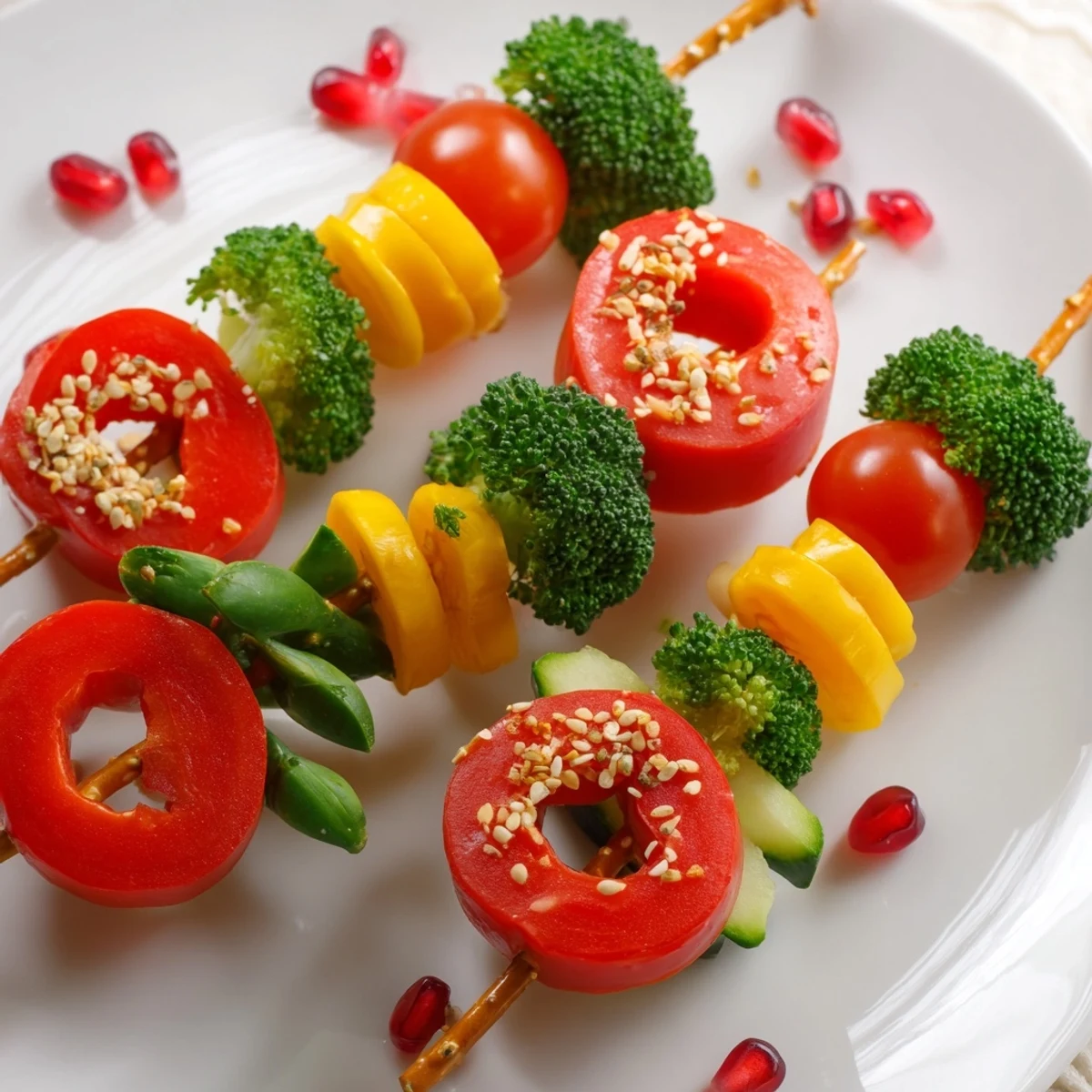 Veggie Christmas Ornament Dippers