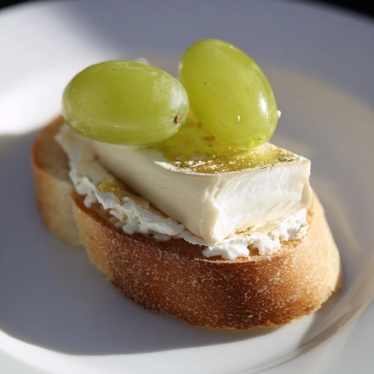 Sparkling Champagne Toast with golden shimmer, offering a luxurious bite and bubbly celebration flavor.