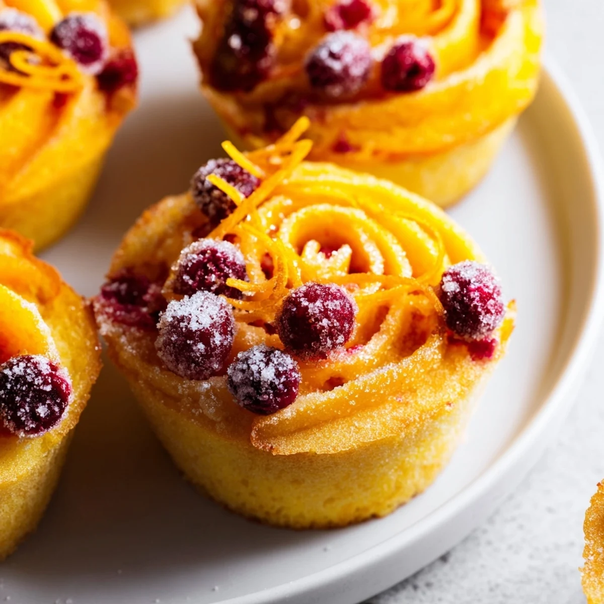 Warm, inviting photo showcases the moist The Cranberry Orange Swirl, ready to be sliced and served.