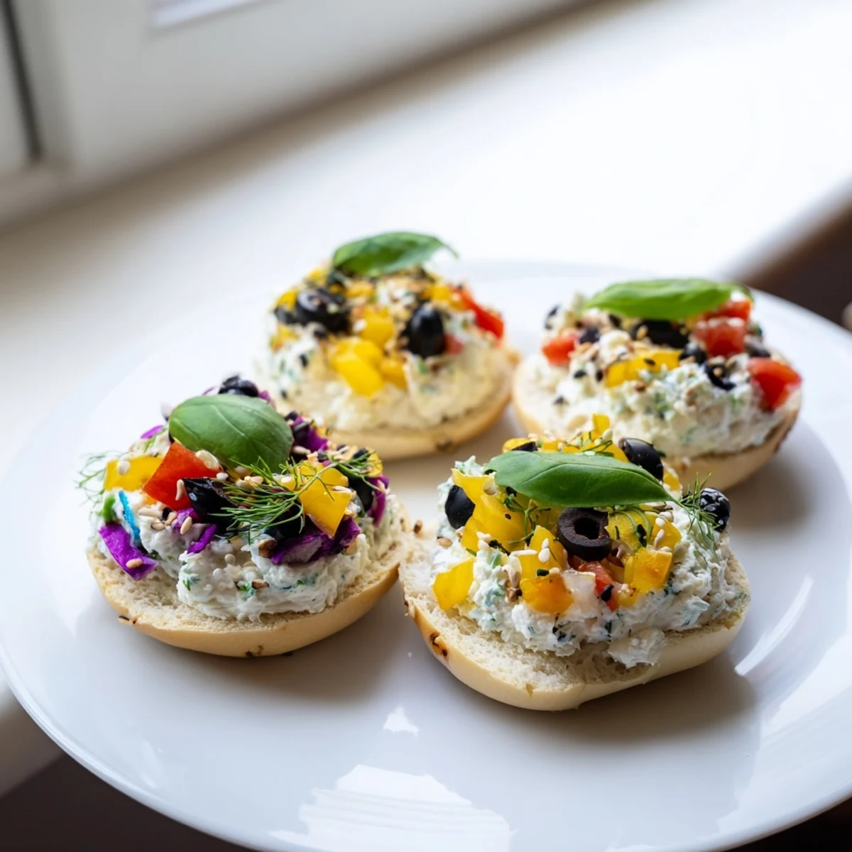 Festive Olympic Rings Medal Appetizer: a fun, vegetarian platter with colorful, edible medals!