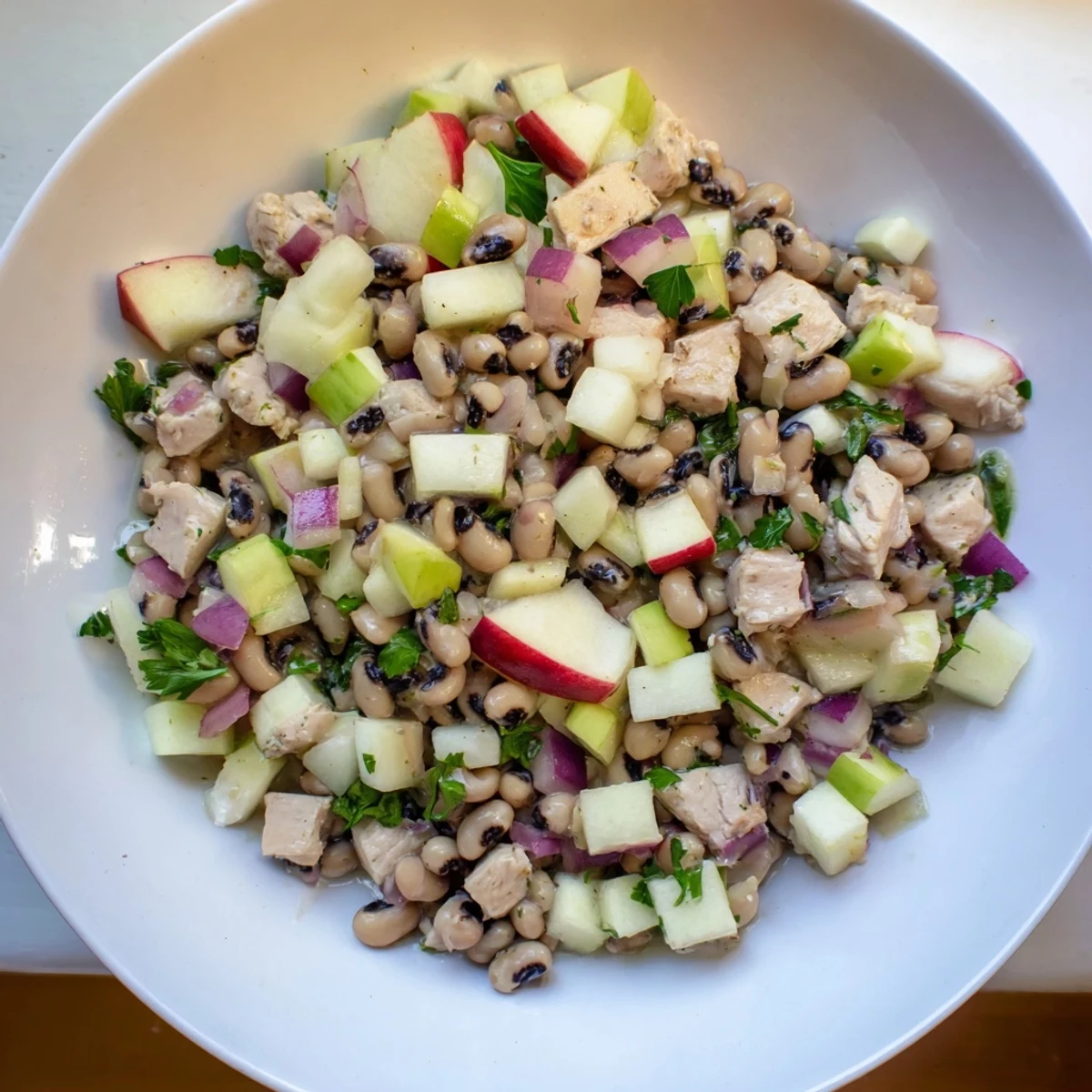 Chicken Apple Luck Salad