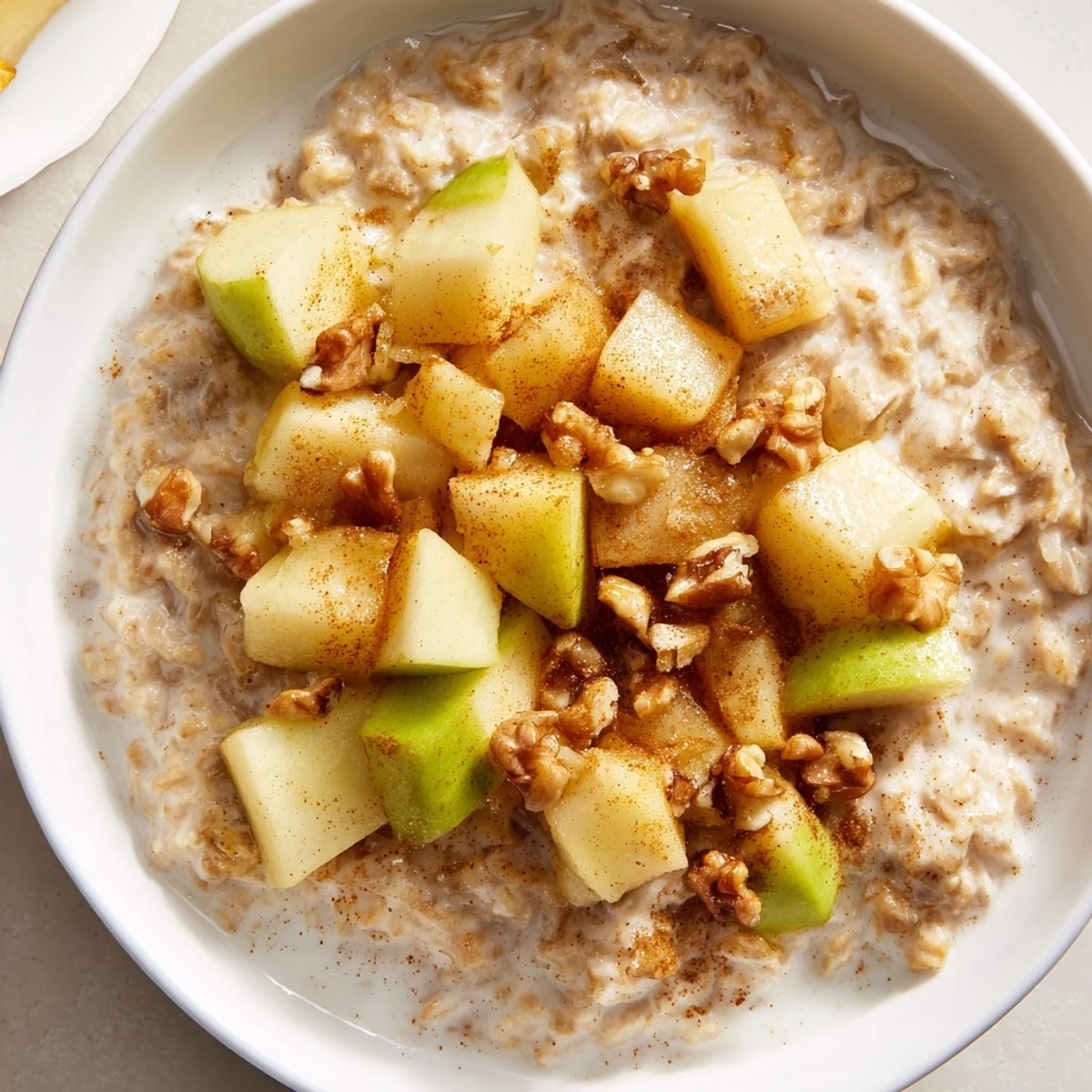 Apple Pie Oatmeal Bowl