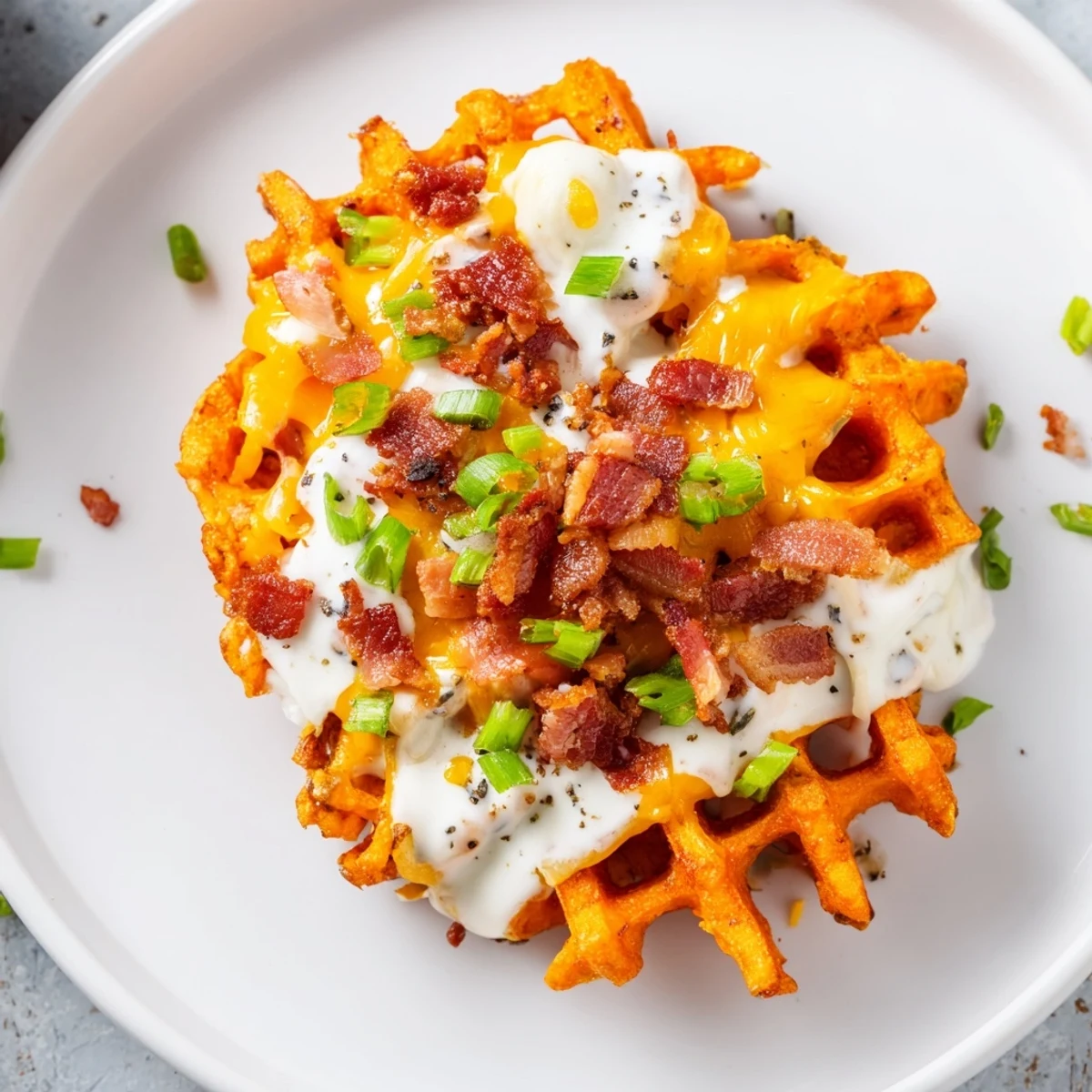 Loaded Sweet Potato Fries