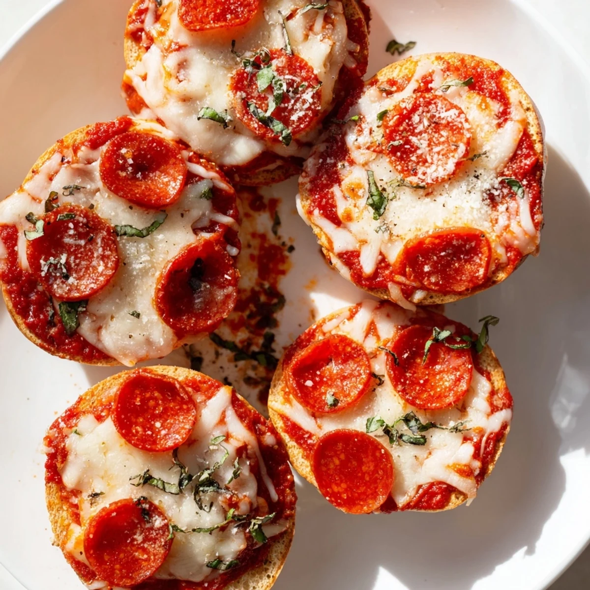 Mini Pepperoni Pizza Bagels