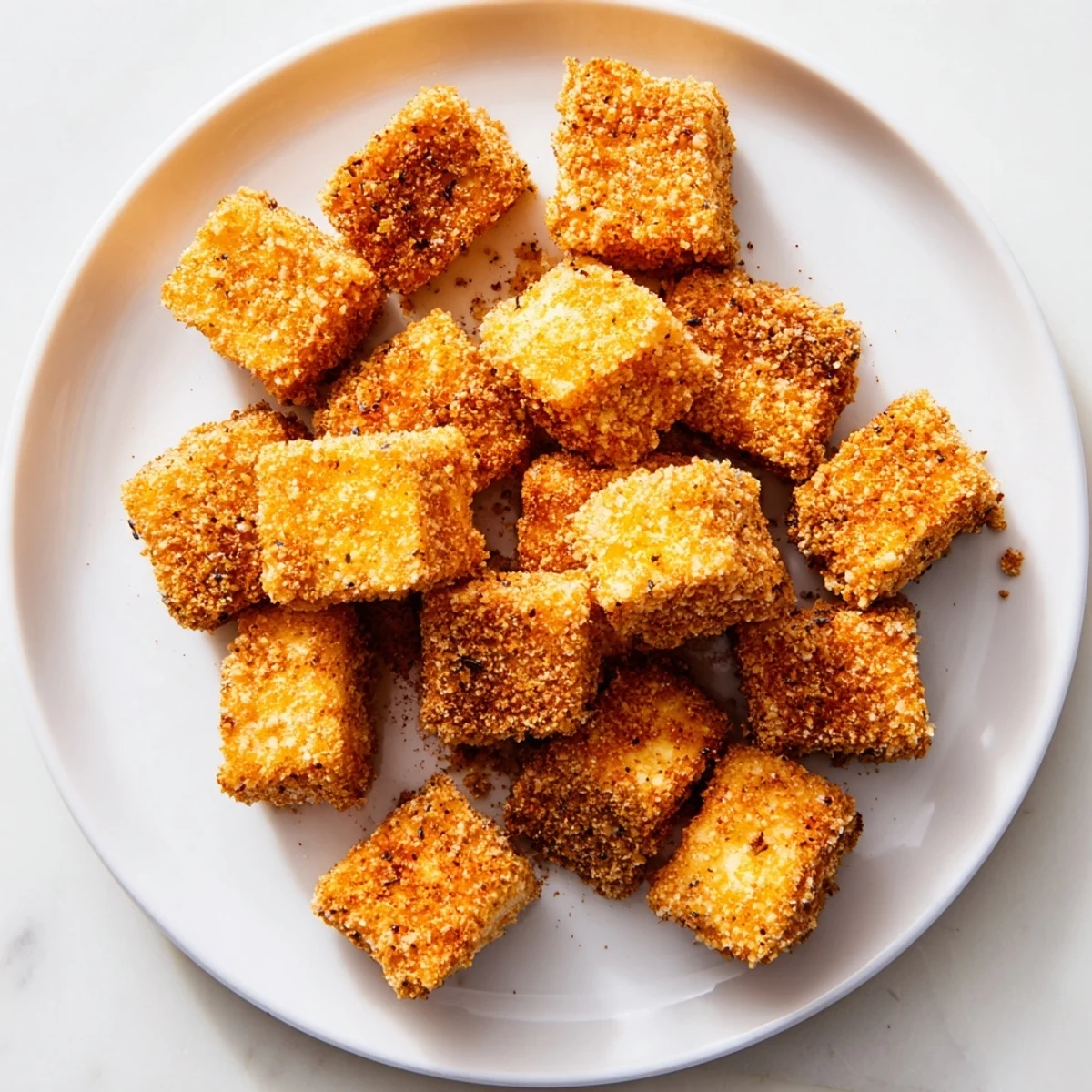 Crispy Popcorn Tofu Bites