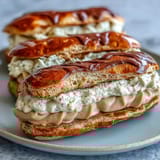 Rich hojicha-infused custard with toasted tea flavor, ideal for layering in refined Japanese-French fusion pastries.  