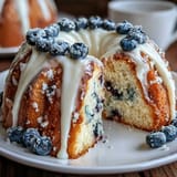 Lemon Blueberry Spring Cake