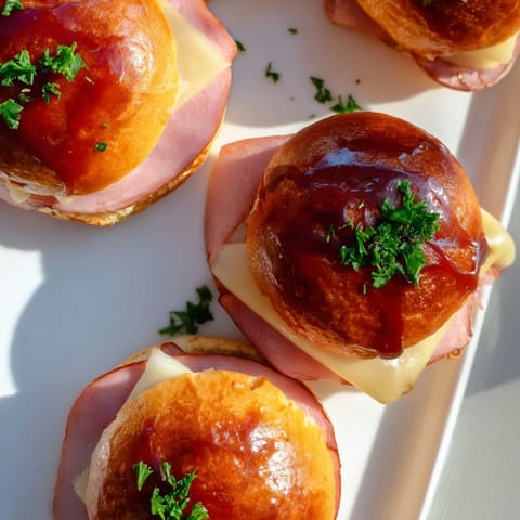 Cherry Glazed Ham Cheese