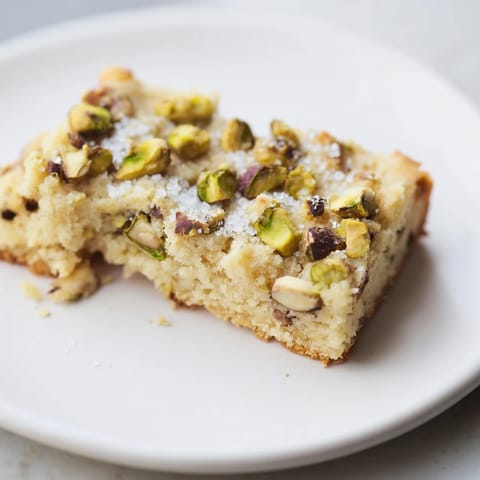 Salted Pistachio Shortbread
