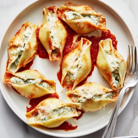 Pesto Ricotta Stuffed Shells