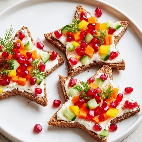Wholesome whole wheat Crown Jewels Star-Shaped Sandwiches, featuring vibrant star shapes and fresh ingredients.