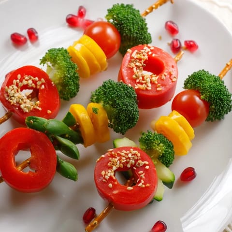 Veggie Christmas Ornament Dippers