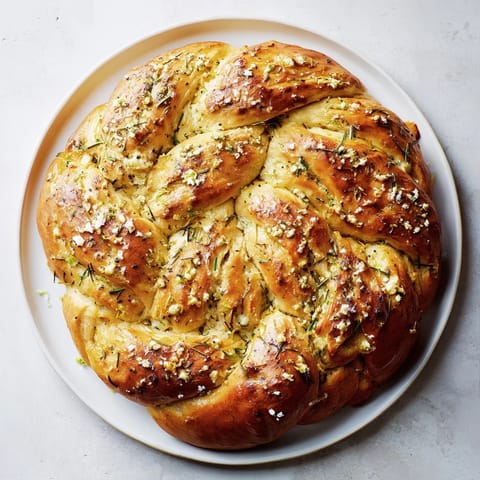 Herb and Cheese Olive Wreath