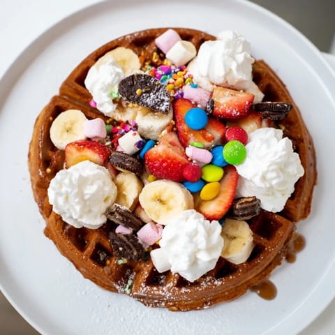 Gingerbread House Waffle Bar