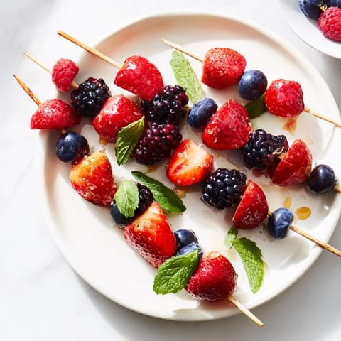 Berry and Mint Skewers