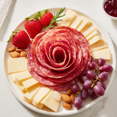 Salami Rose Bloom Board