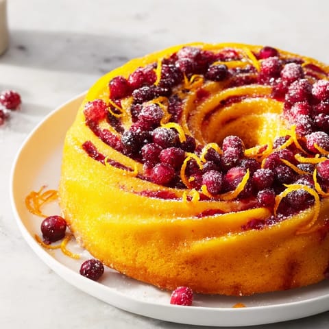 Cranberry Orange Swirl Dessert