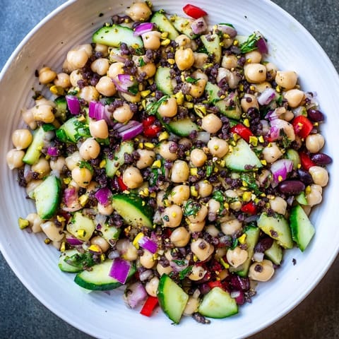 Dense Bean Salad Dubai Chocolate