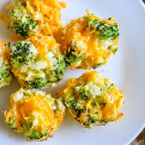 Cheesy Broccoli Casserole Bites