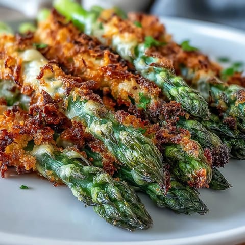Crispy Asparagus Asiago Spears