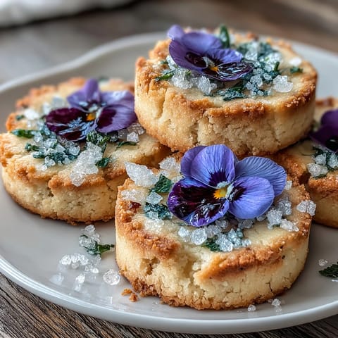 Delicate floral shortbread cookies with edible flowers, perfect for spring gatherings and Easter celebrations.  