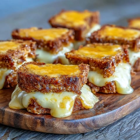 Cozy mini grilled cheese dippers alongside warm, creamy tomato soup for dipping.