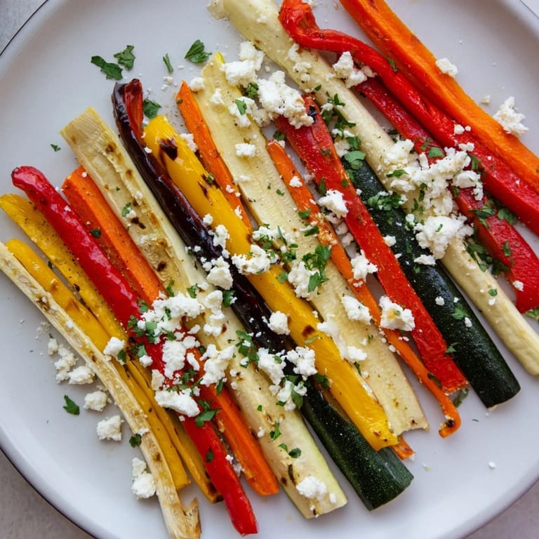 Appetizing Christmas Sleigh Veggie Rails visually present colorful roasted vegetables, a healthy and festive appetizer choice.