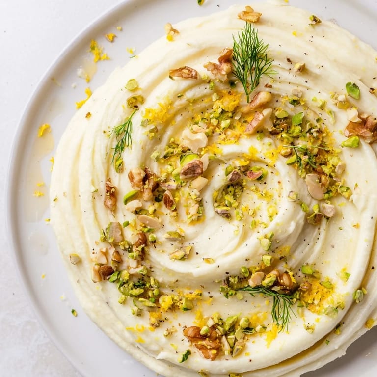 This vibrant Butter Board Charcuterie features creamy butter topped with nuts, herbs, and lemon, ready to be enjoyed.