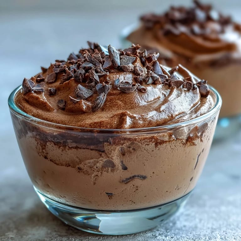 Light and airy hojicha mousse featuring a smooth, creamy texture and a subtle, nutty Japanese tea flavor.