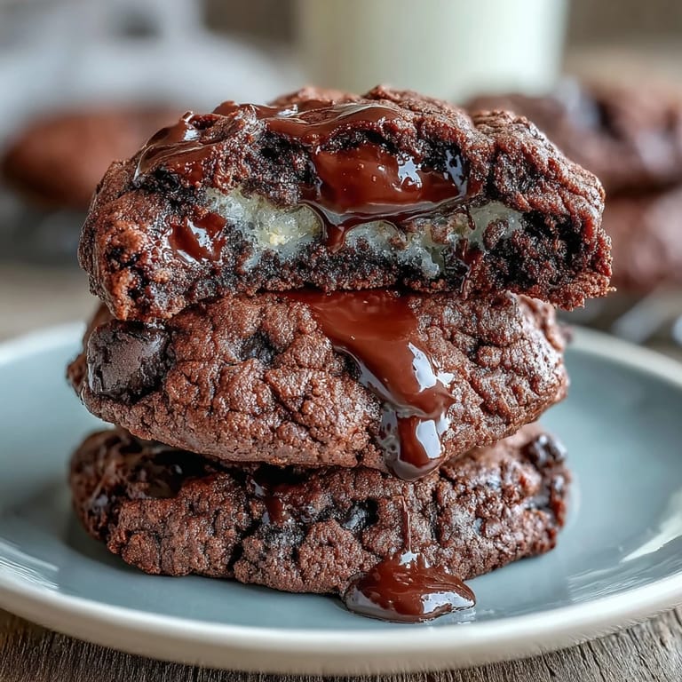 ALT text: Decadent Shadow Milk Cookie-inspired cookies featuring dark cocoa, vanilla notes, and a melt-in-your-mouth texture.