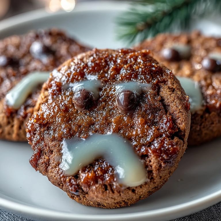 Holiday gingerbread cookies inspired by GingerBrave, featuring warm spices and molasses, perfectly shaped and decorated for a Cookie Run Kingdom-themed treat.