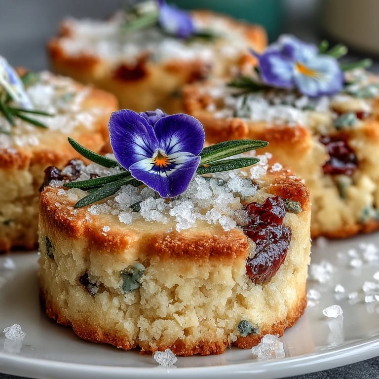Buttery shortbread cookies decorated with colorful edible flowers, ideal for elegant afternoon tea or festive dessert platters.  