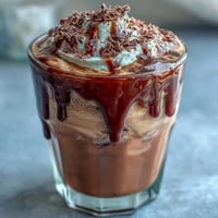 Velvety chocolate cream cold brew with rich, smooth coffee and a sweet, airy topping for an indulgent treat.